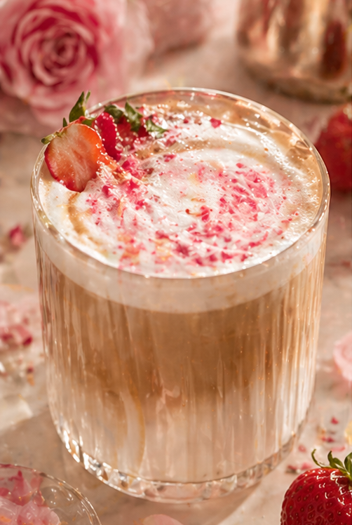 Blushing Kitty Latte